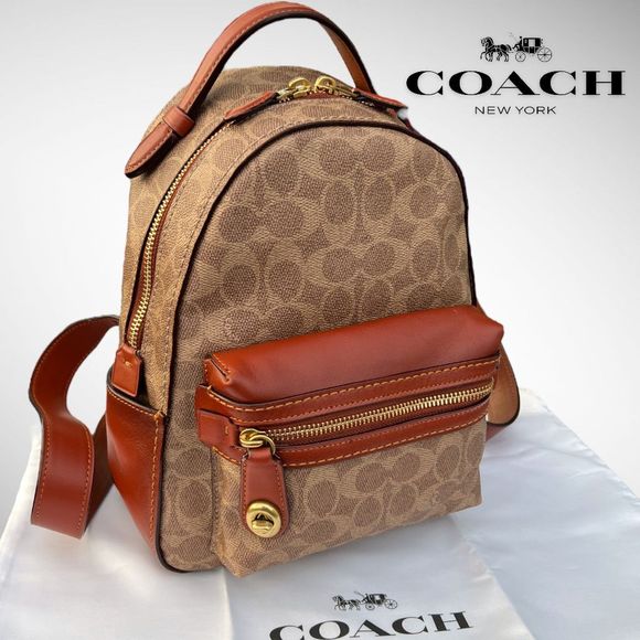 Coach Campus 23 Backpack in Tan Rust / Brass 32715 $395 - Picture 2 of 12